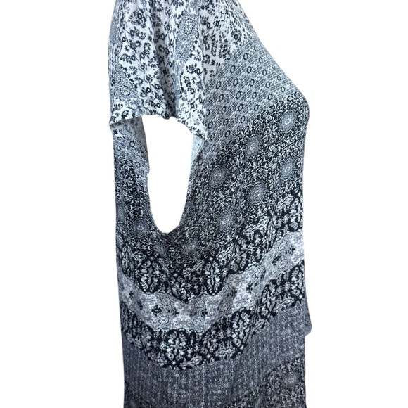 ⭐️Host Pick ⭐️Lucky Brand black and white boho print size large - Picture 6 of 9